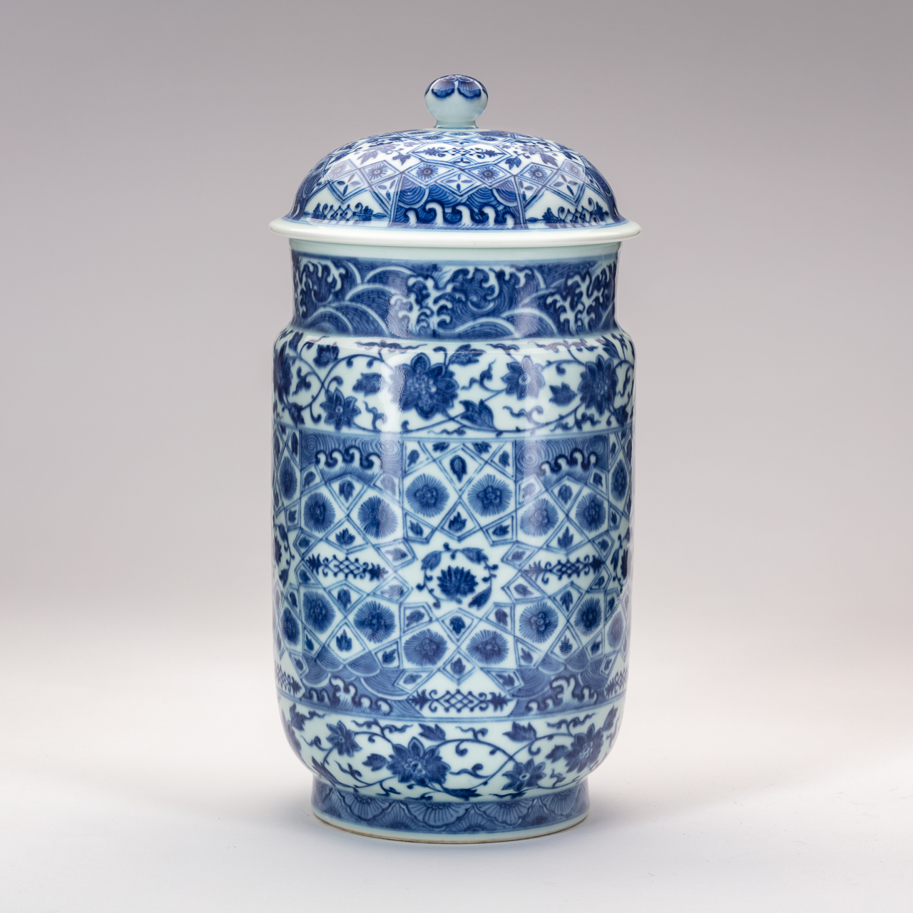 Blue & White Albarello Made for the Islamic market