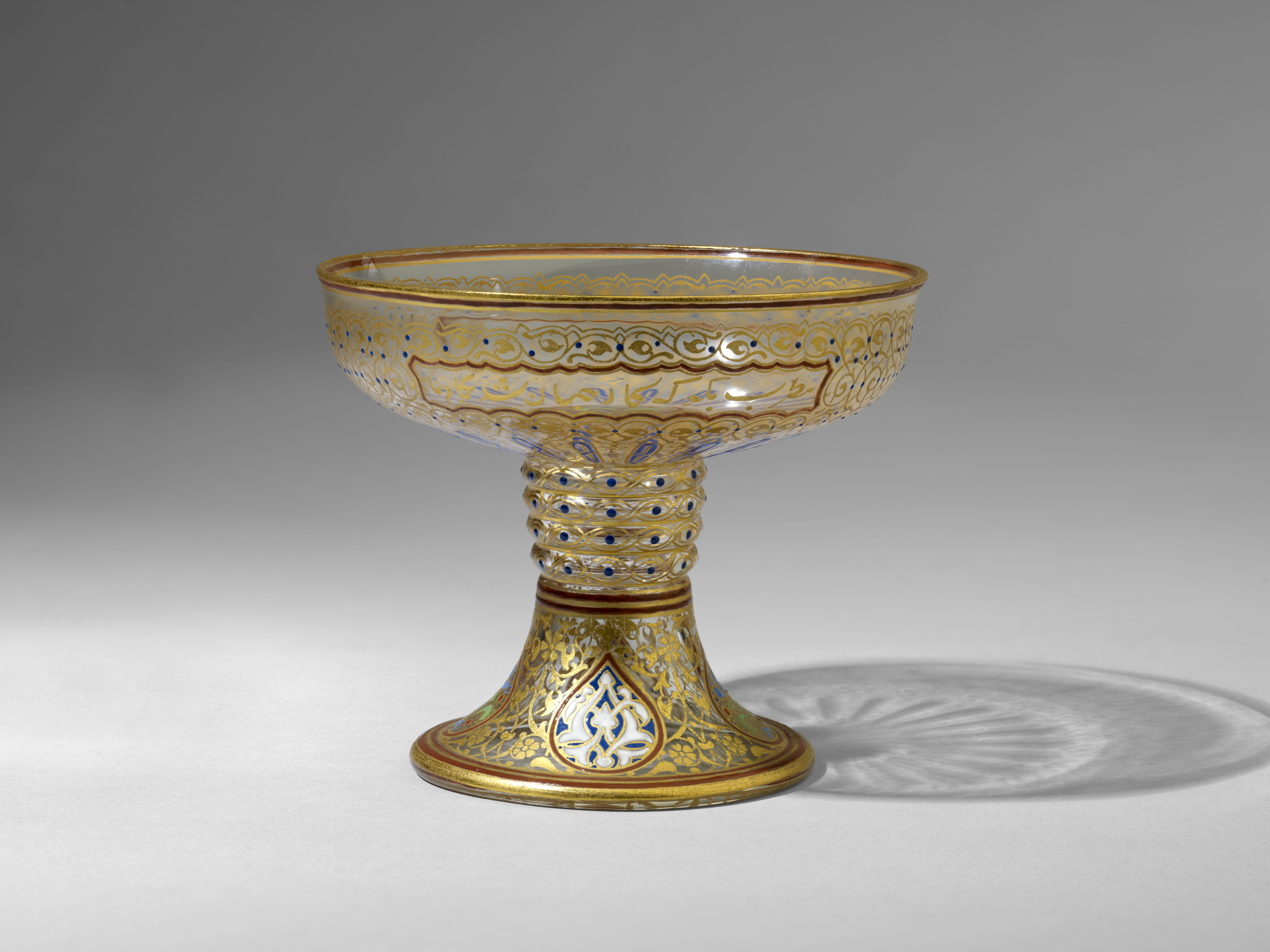 Lobmeyr Gilt and Enamelled Champagne Coupe 