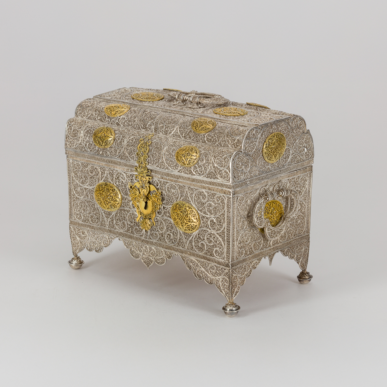 Silver Filigree Casket
