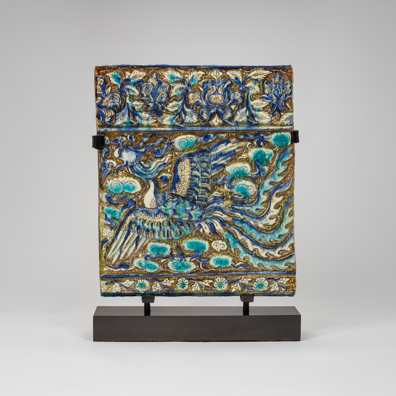 Persian Lustre Tile with Phoenix