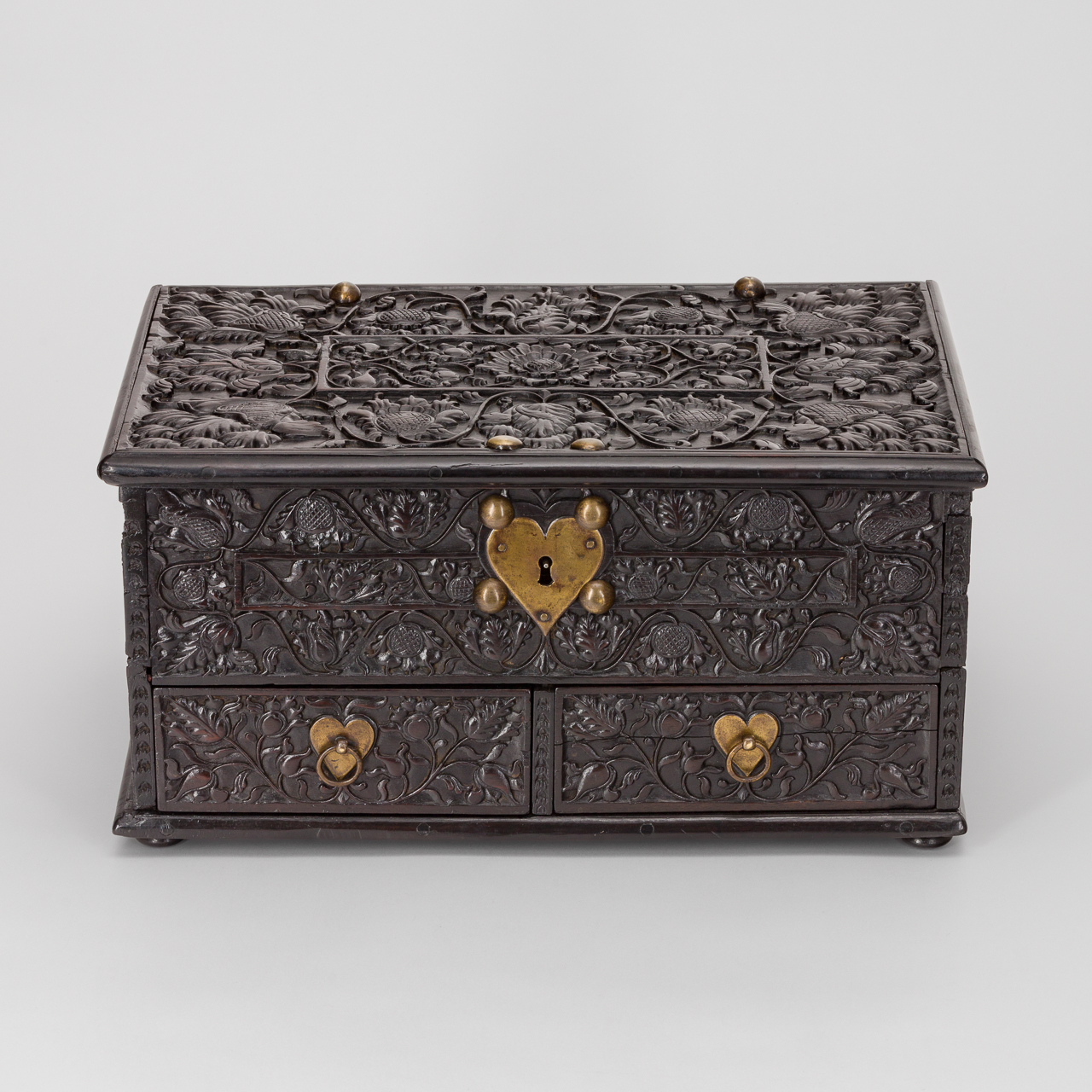 Dutch Colonial Ebony Casket