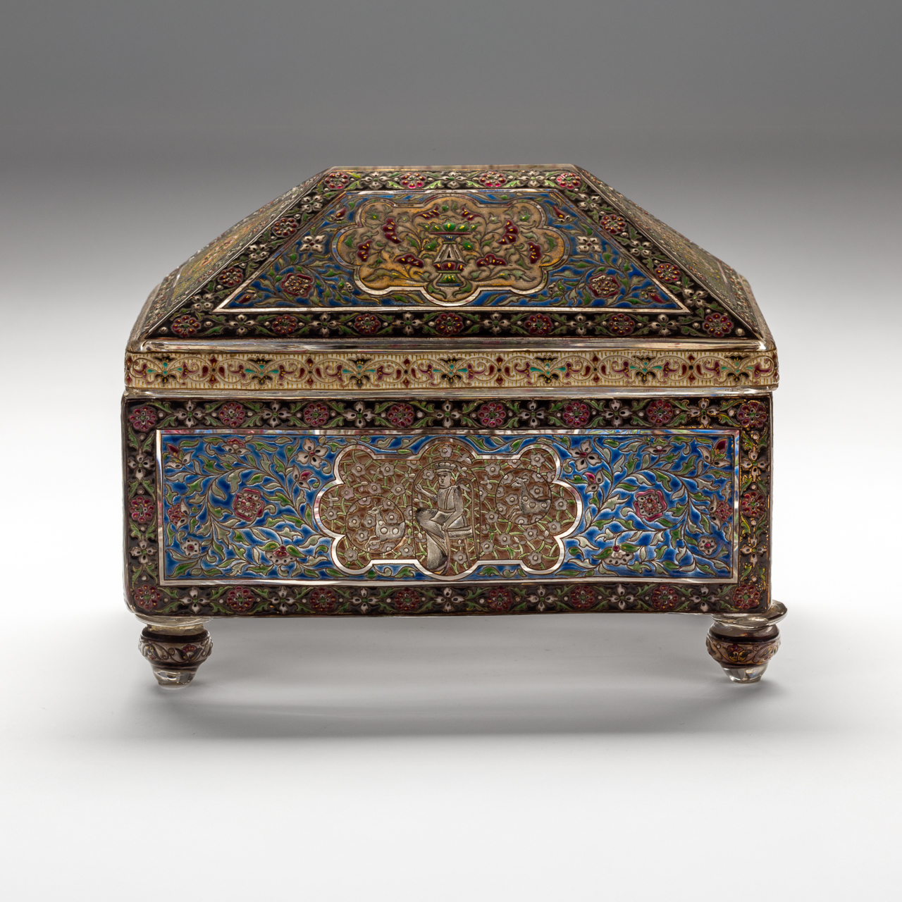 Enamelled Chasse - Émile Gallé