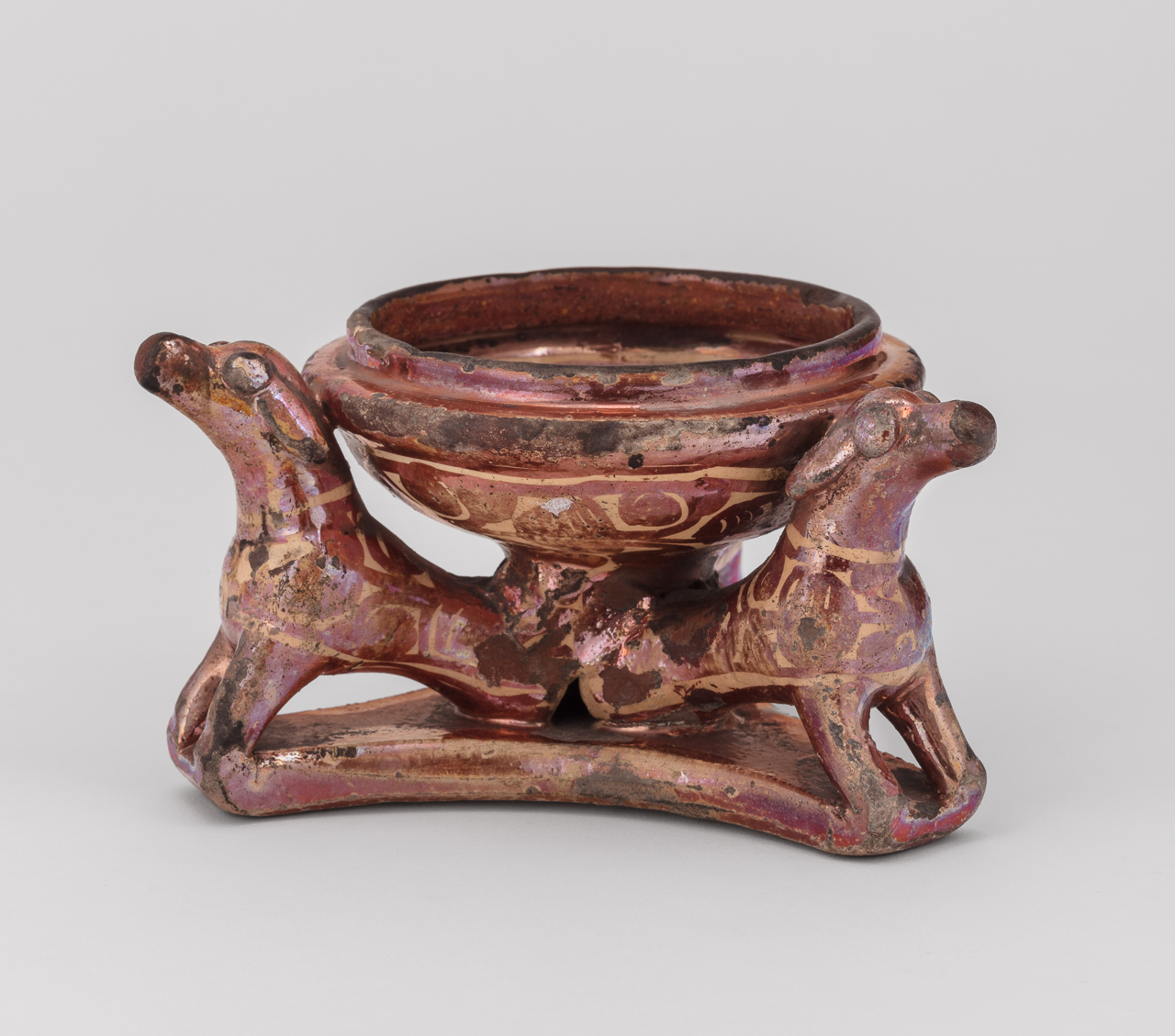 Hispano-Moresque Salt Cellar