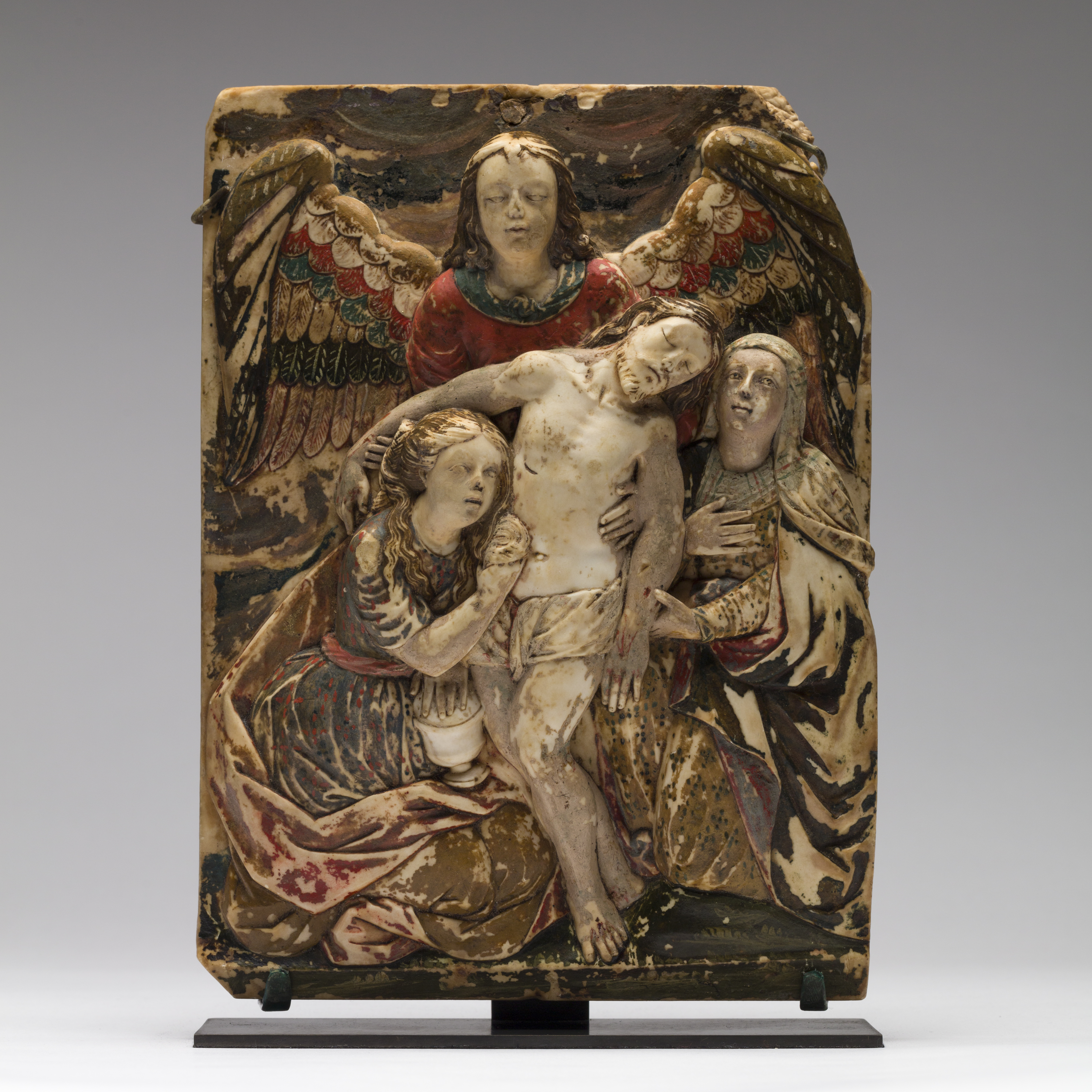 Lamentation - Peruvian Alabaster Panel