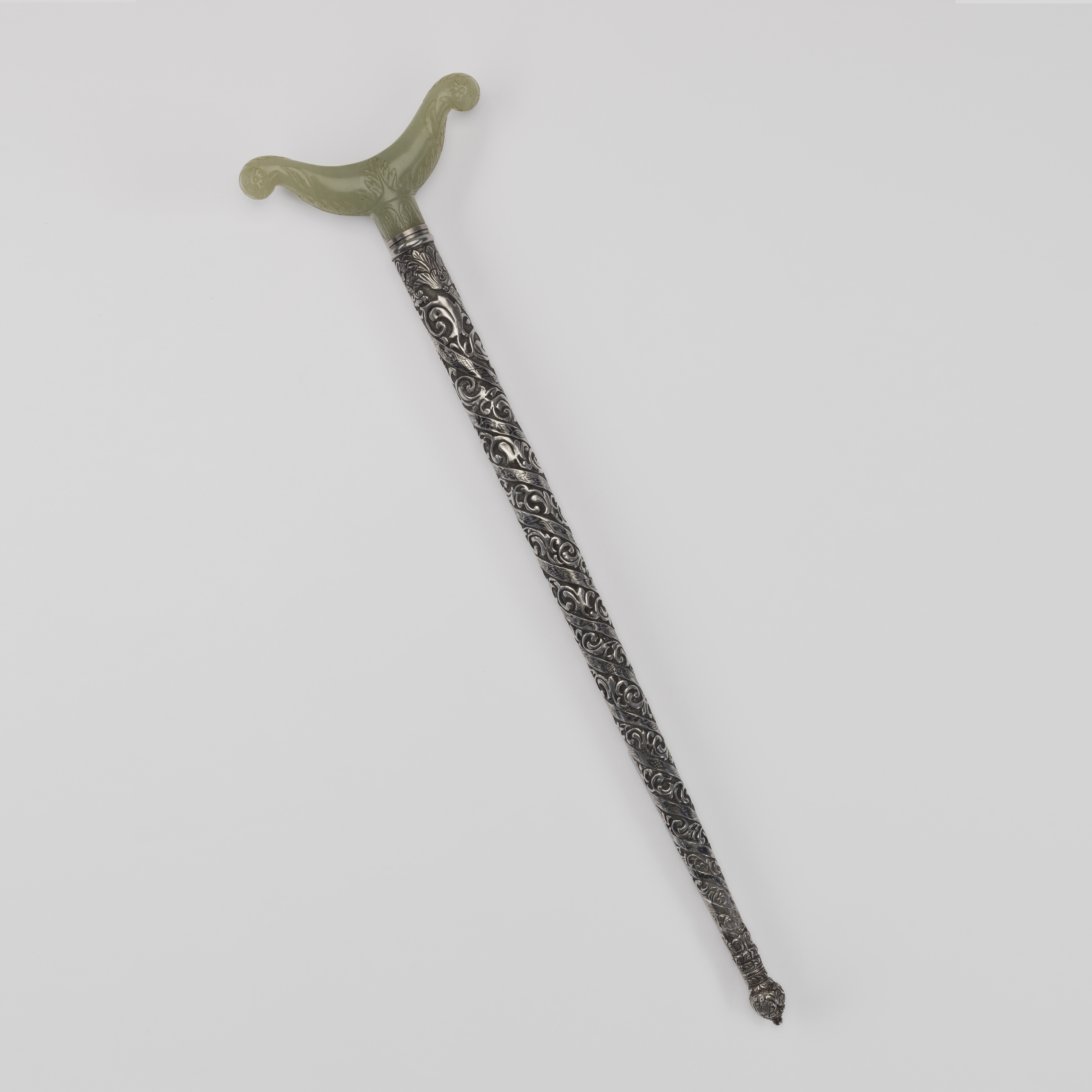 Jade Handled Zafar Takiya (Sufi Crutch)