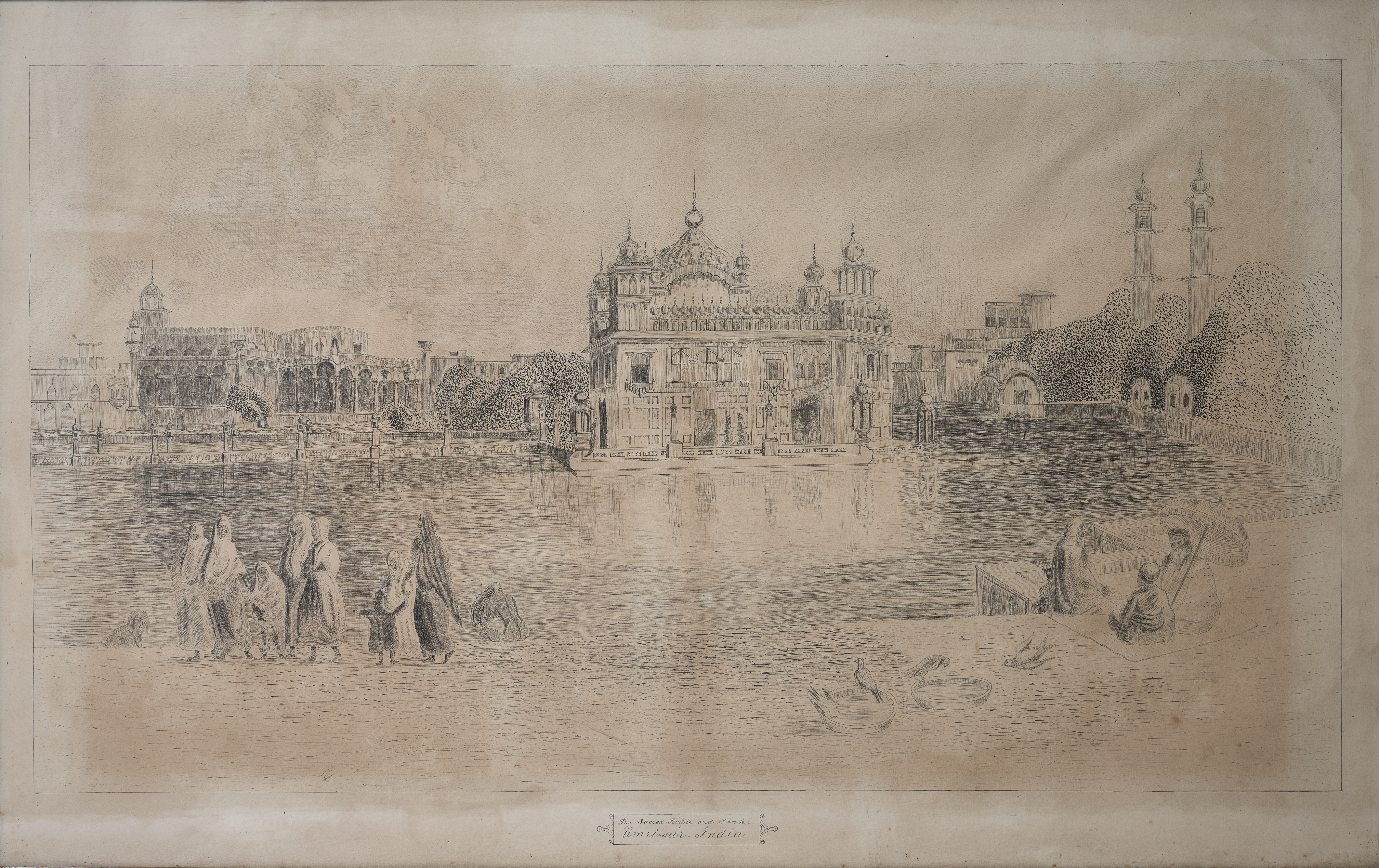 View of the Golden Temple at Amritsar